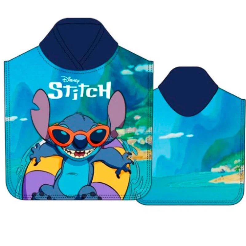 Disney Stitch microfibre poncho towel Nerdscape