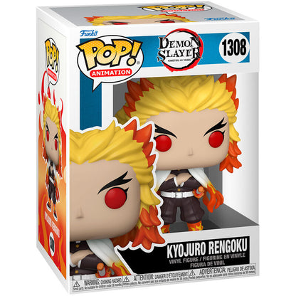 Funko Pop! Demon Slayer Kimetsu no Yaiba Kyojuro Rengoku - Figura da Collezione Vinyl Nerdscape