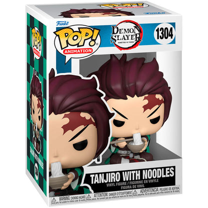 Funko Pop! Demon Slayer Kimetsu no Yaiba Tanjiro con Noodles - Figura da Collezione Vinyl Nerdscape
