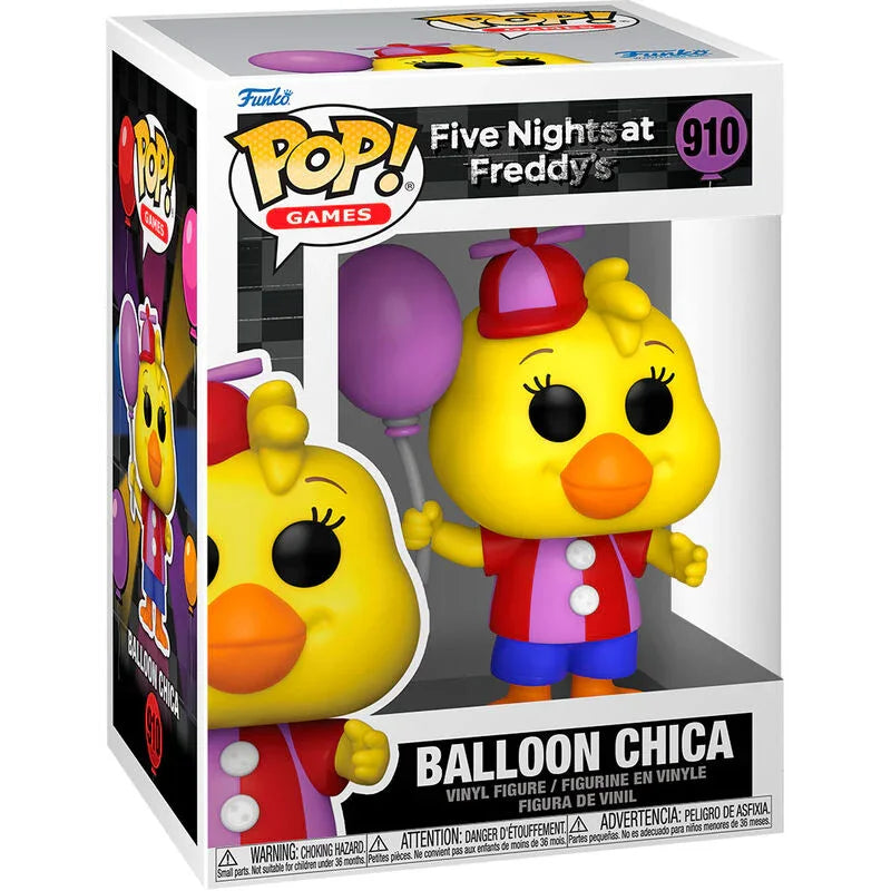 Funko Pop! Five Nights at Freddy's Balloon Chica - Figura da Collezione Vinyl Nerdscape