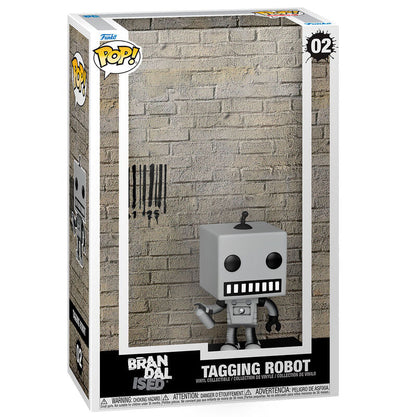 Funko Pop! Art Cover Brandalised Tagging Robot - Figura da Collezione Vinyl Nerdscape