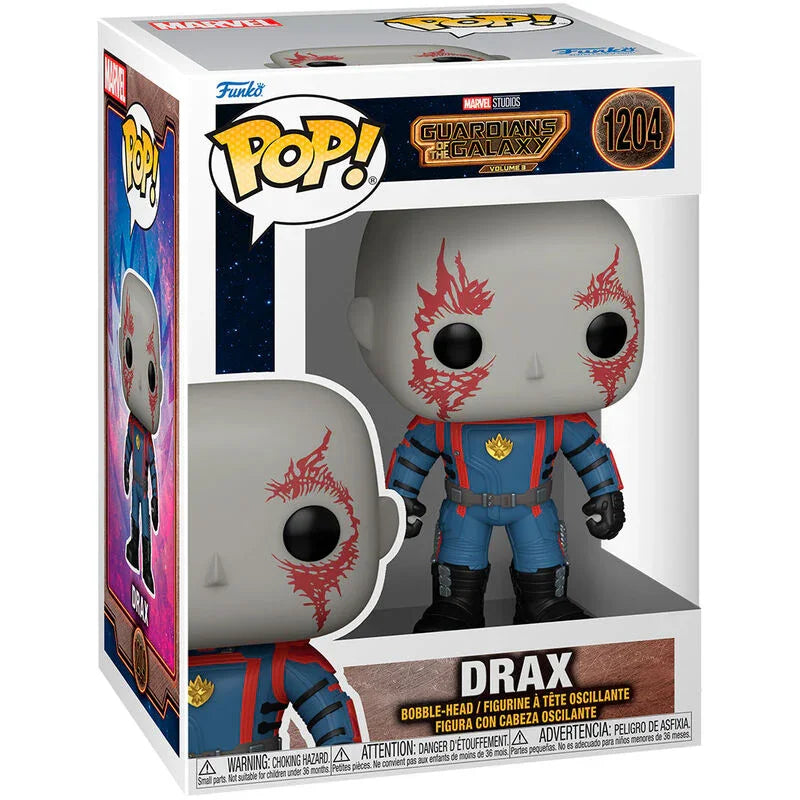 Funko Pop! Marvel Guardians of the Galaxy 3 Drax - Figura da Collezione Vinyl Nerdscape