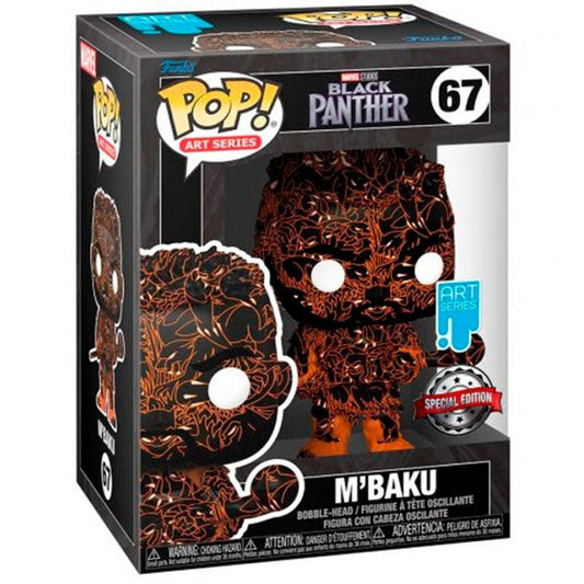 POP figure Marvel Black Panther M Baku Artist + Case Exclusive - Nerdscape