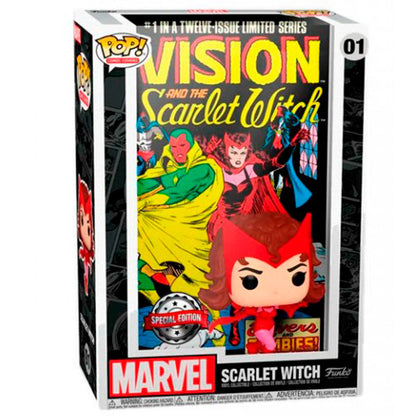 Funko Pop! Marvel Scarlet Witch - Figura da Collezione Vinyl Nerdscape