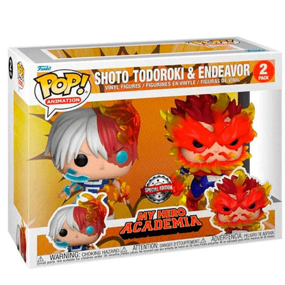 POP pack 2 My Hero Academia Shoto Todoroki & Endeavor Exclusive Nerdscape