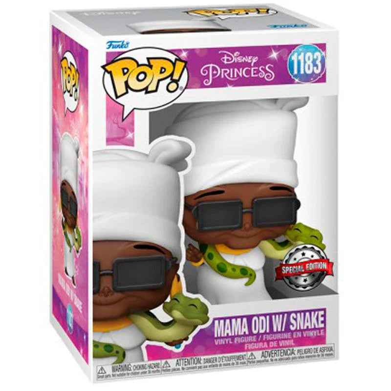 POP figure Disney Princess and the Frog Mama Odi Snake Exclusive Nerdscape