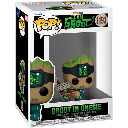 Funko Pop! Marvel I am Groot - Groot in Onesie - Figura da Collezione Vinyl