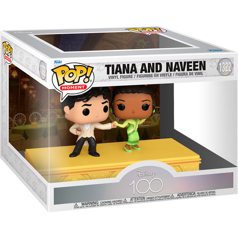 Funko Pop! Disney 100th Anniversary Tiana & Naveen - Figura da Collezione Vinyl