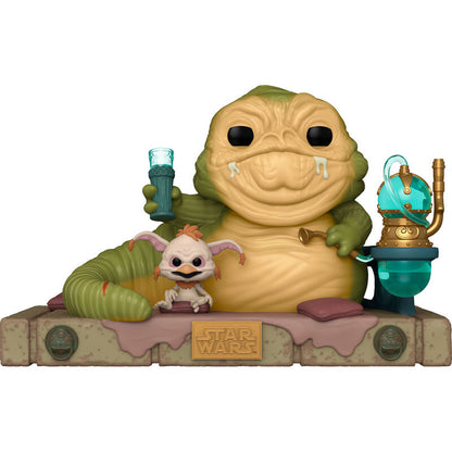 POP figure Star Wars 40th Jabba The Hutt & Salacious B Crumb
