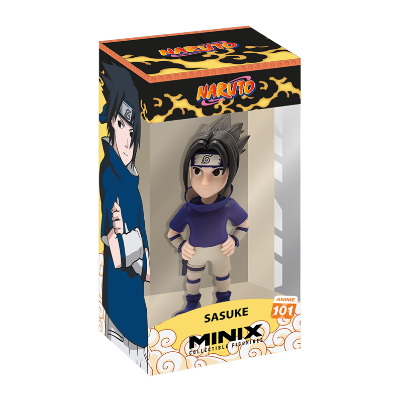 Naruto Shippuden Sasuke Uchiha Minix figure 12cm Nerdscape