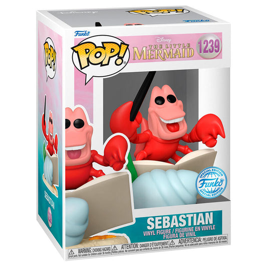 Funko Pop! Disney Little Mermaid Sebastian - Figura da Collezione Vinyl