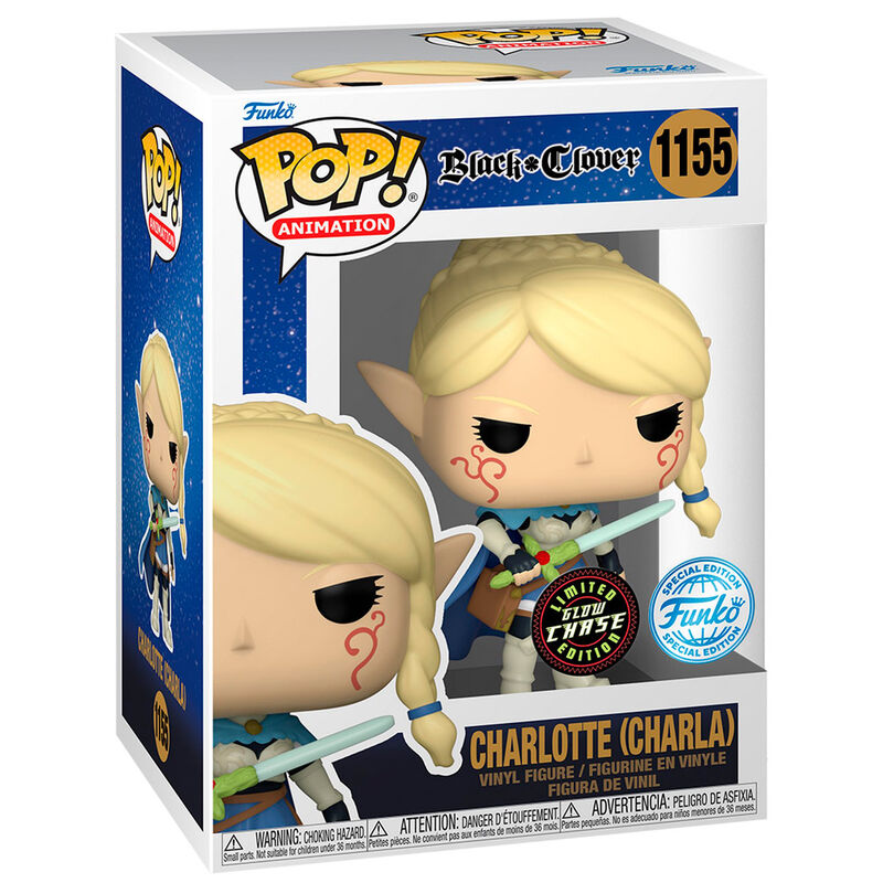 Funko Pop! Black Clover Charlotte Chase - Figura da Collezione Vinyl Nerdscape