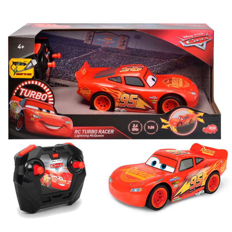 Disney Pixar Cars Rayo McQueen Radio control car 1:24 Nerdscape