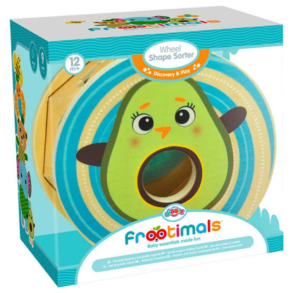 Frootimals Miss Pio Chickicado wheel shape sorter - Nerdscape
