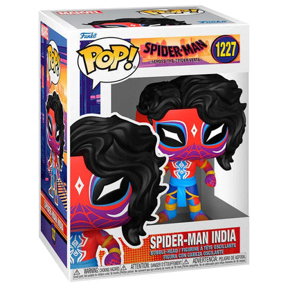 Funko Pop! Marvel Spiderman Across the Spiderverse Spider-Man India - Figura da Collezione Vinyl Nerdscape