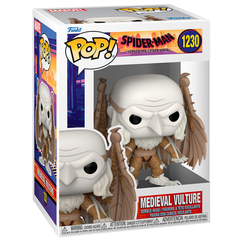 POP figure Marvel Spiderman Across the Spiderverse Medieval Vulture Nerdscape