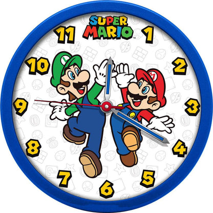 Super Mario Bros wall clock 25cm size