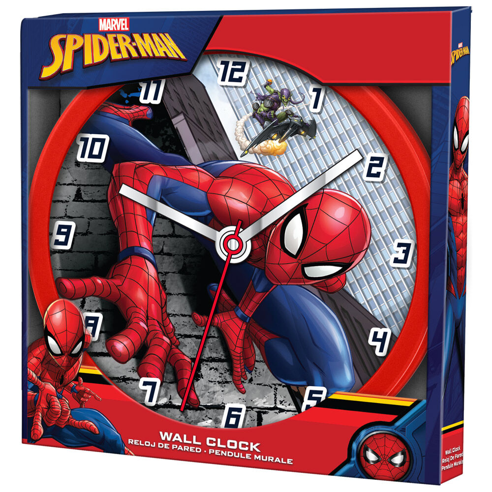 Marvel Spiderman wall clock Nerdscape