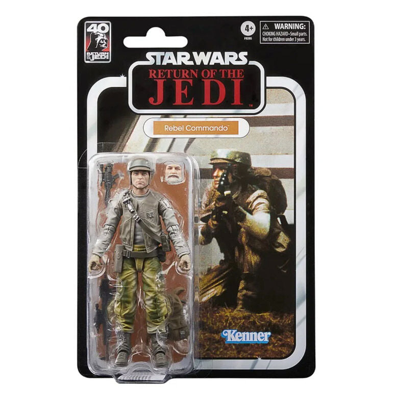 Star Wars The Black Series Rebel Commando Return of the Jedi 40th Anniversary Figura da Collezione - Nerdscape Nerdscape