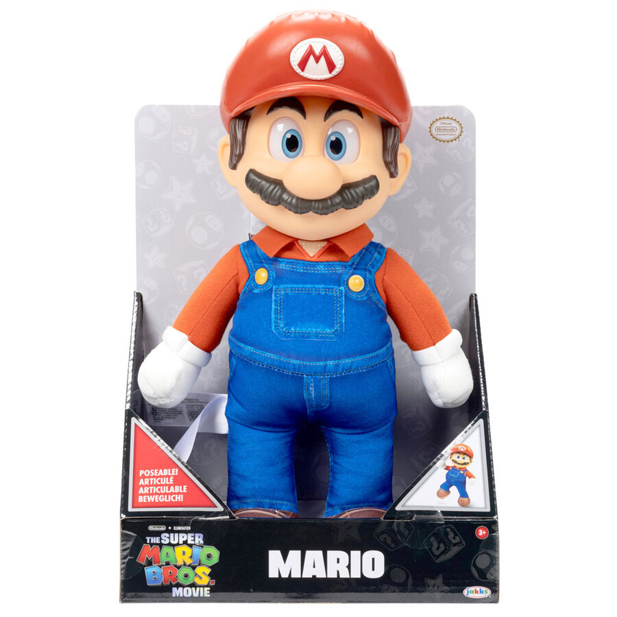 Super Mario Bros The Movie Super Mario plush toy 30cm Nerdscape