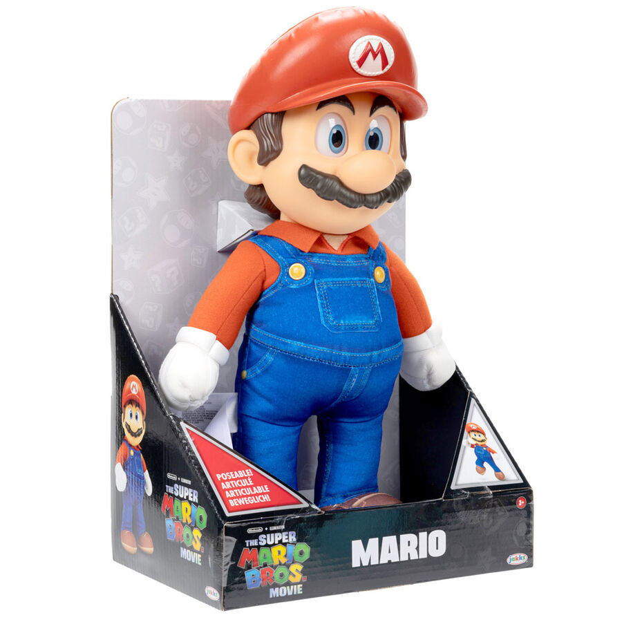 Super Mario Bros The Movie Super Mario plush toy 30cm Nerdscape