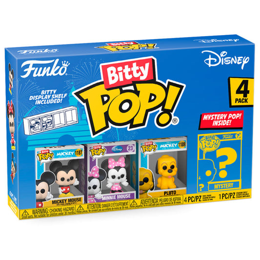 Blister 4 Bitty POP Disney Mickey figures