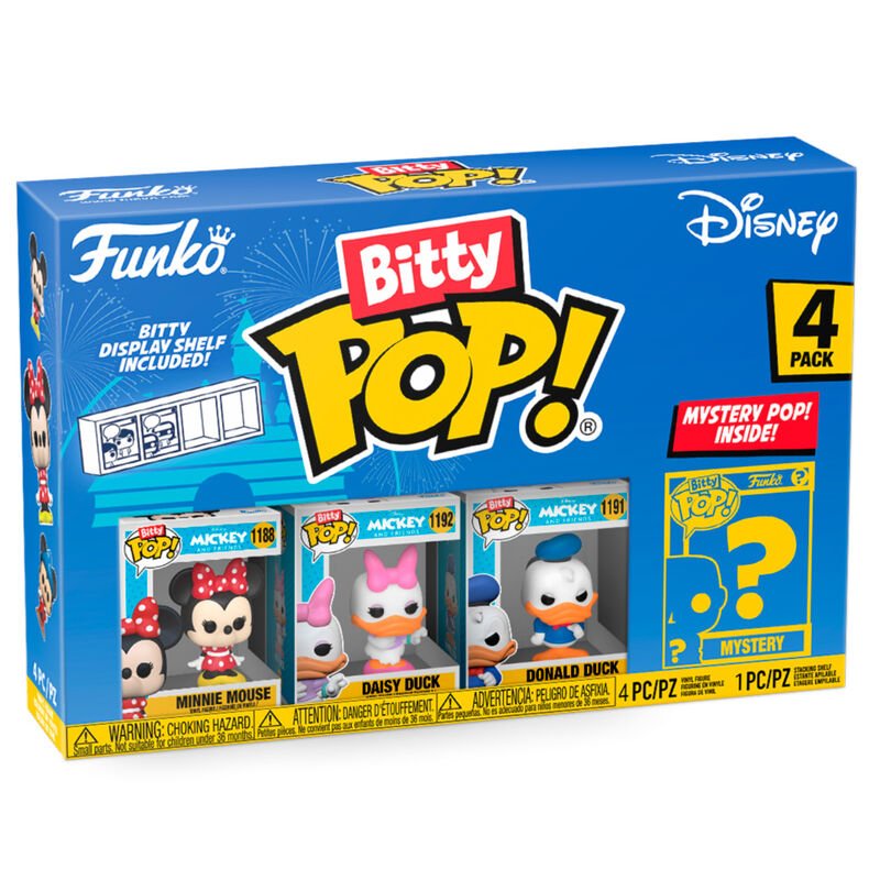 Blister 4 figures Bitty POP Disney Minnie - Nerdscape