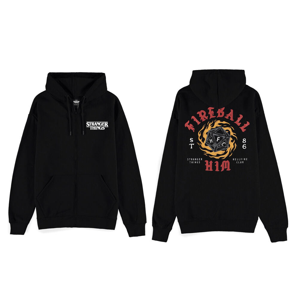 Stranger Things Fireball hoodie Nerdscape