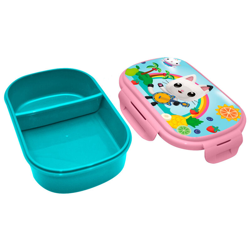 Gabbys Dollhouse lunch box + cutlery Nerdscape
