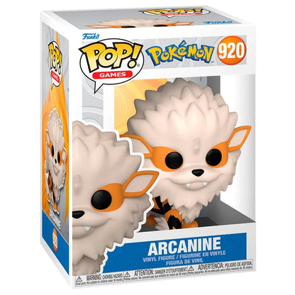 Funko Pop! Pokémon Arcanine - Figura da Collezione Vinyl Nerdscape