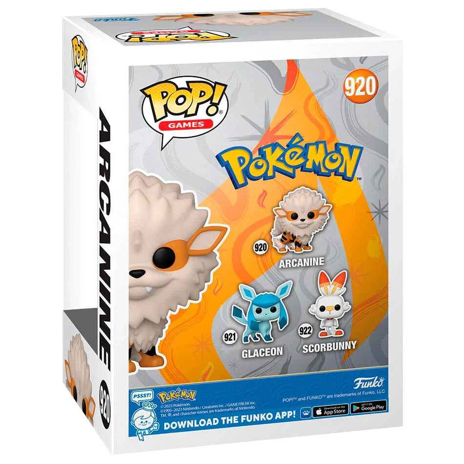 Funko Pop! Pokémon Arcanine - Figura da Collezione Vinyl Nerdscape