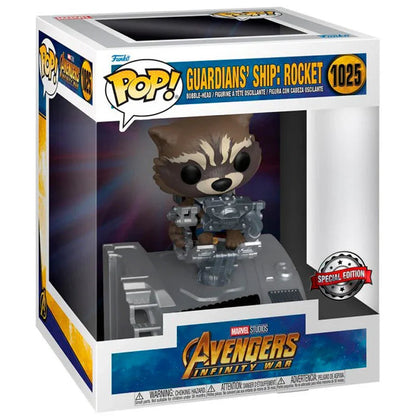 POP figure Deluxe Marvel Guardians of the Galaxy Guardians Ship Rocket Exclusive Nerdscape