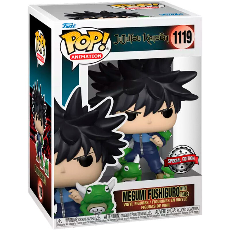 Funko Pop! Jujutsu Kaisen Megumi Fushiguro - Figura da Collezione Vinyl Nerdscape