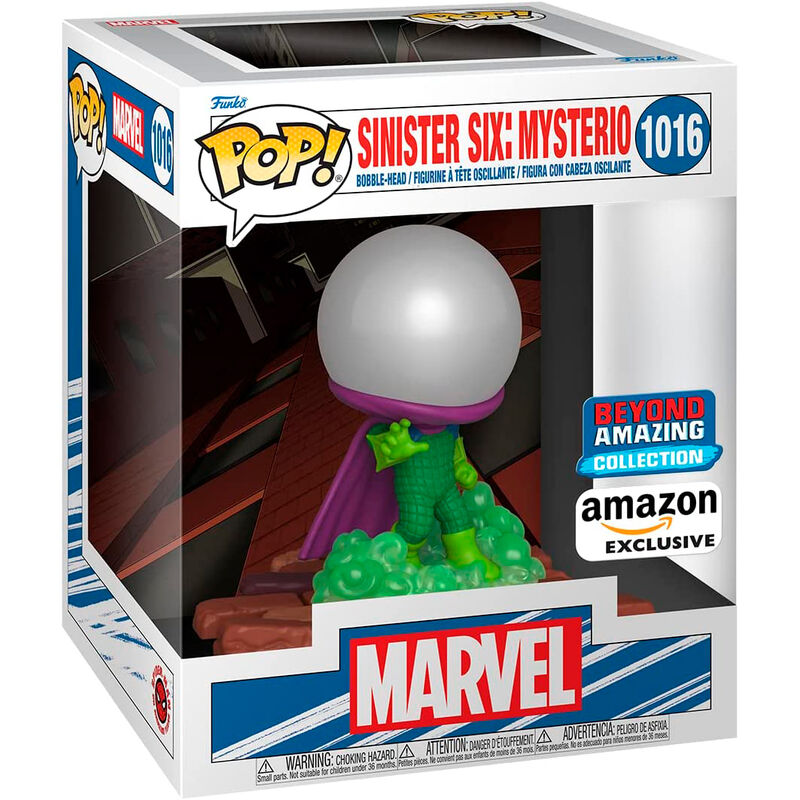POP figure Deluxe Marvel Sinister Six Mysterio Exclusive Nerdscape