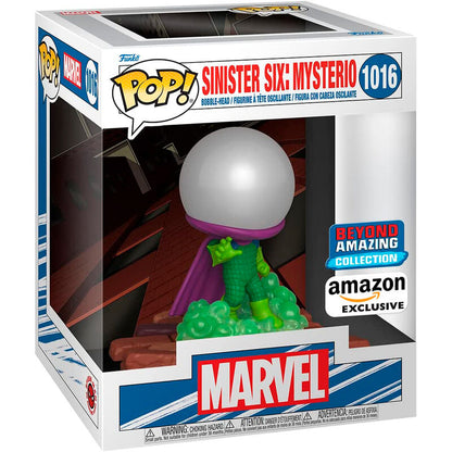 POP figure Deluxe Marvel Sinister Six Mysterio Exclusive Nerdscape