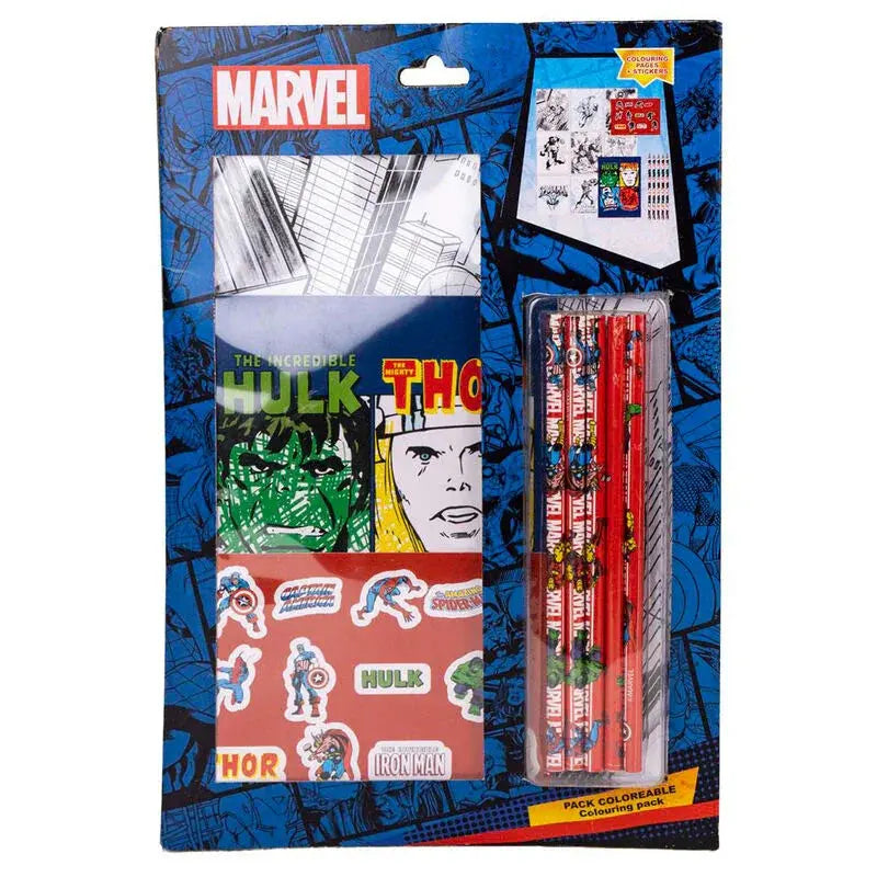 Marvel Avengers Colouring stationery set Nerdscape