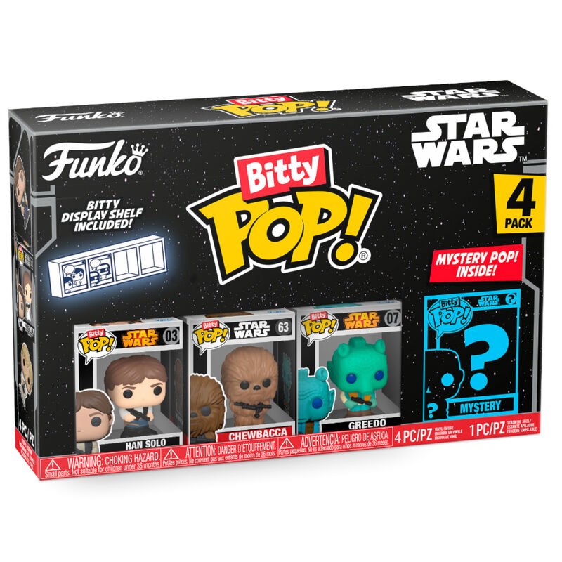 Blister 4 figures Bitty POP Sar Wars Han Solo - Nerdscape