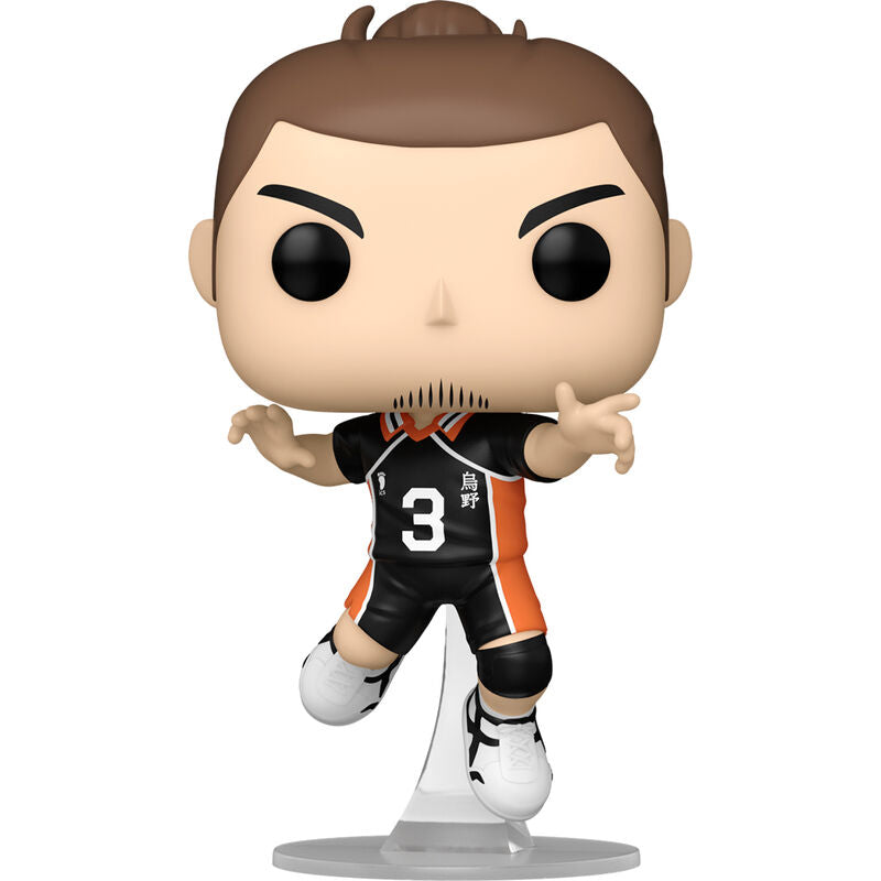 Funko Pop! Haikyu! Asahi Azumane - Figura da Collezione Vinyl Nerdscape