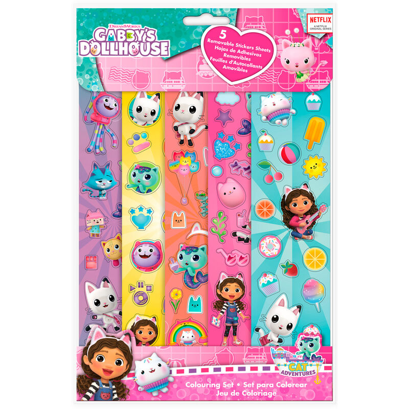 Gabbys Dollhouse sticker set Nerdscape
