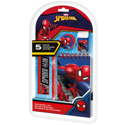 Marvel Spiderman II stationery set 5pcs Nerdscape