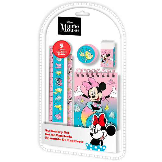 Disney Minnie II stationery set 5pcs Nerdscape