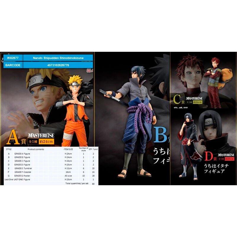 Naruto Shippuden Shinobi No Kizuna Ichiban Kuji Bundle - Nerdscape