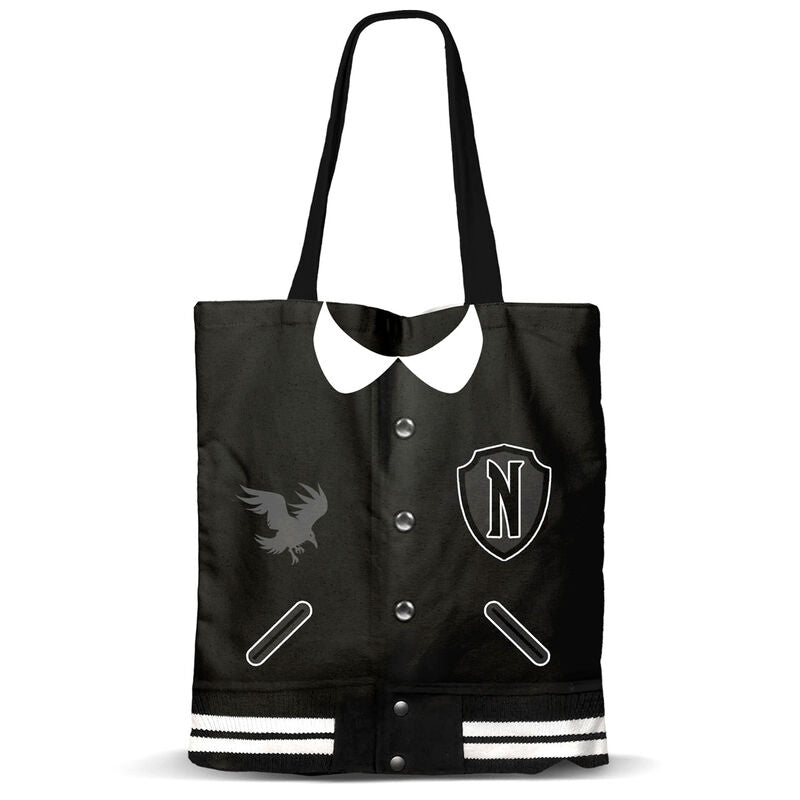 Wednesday Varsity shopping bag Nerdscape