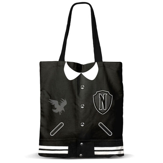 Wednesday Varsity shopping bag Nerdscape