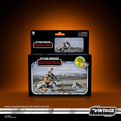 Funko Pop! Grogu e Scout Trooper Speeder Bike Star Wars The Mandalorian Figura da Collezione - Nerdscape Nerdscape