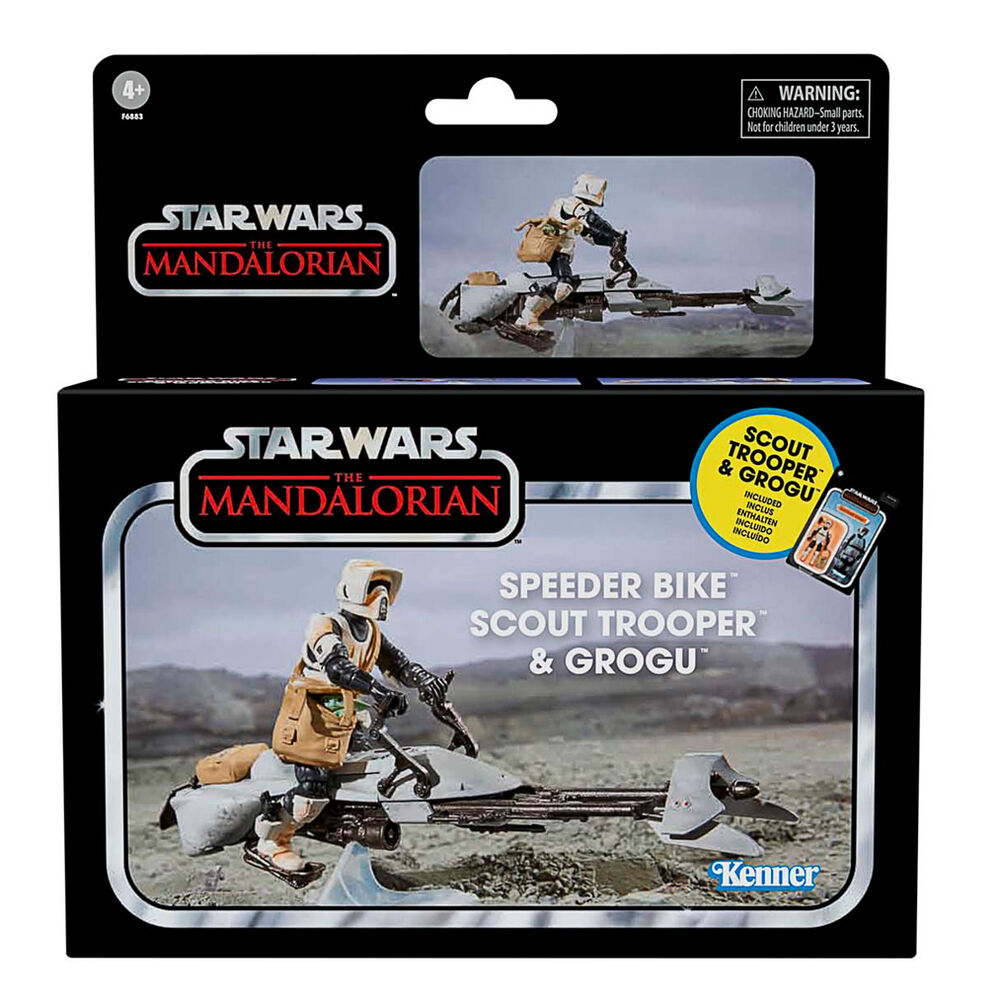 Funko Pop! Grogu e Scout Trooper Speeder Bike Star Wars The Mandalorian Figura da Collezione - Nerdscape Nerdscape