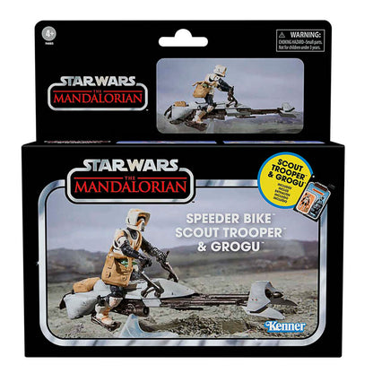 Funko Pop! Grogu e Scout Trooper Speeder Bike Star Wars The Mandalorian Figura da Collezione - Nerdscape Nerdscape