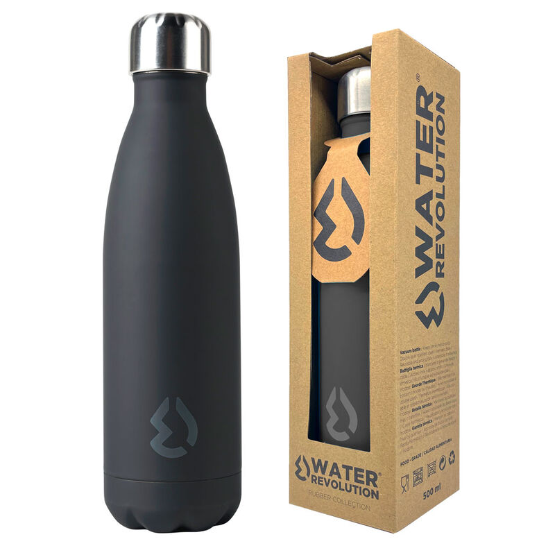 Water Revolution Black water bottle 500ml Nerdscape
