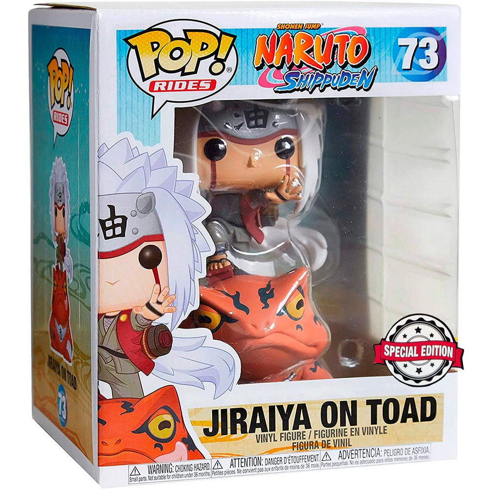 Funko Pop! Naruto Shippuden Jiraiya on Toad - Figura da Collezione Vinyl Nerdscape