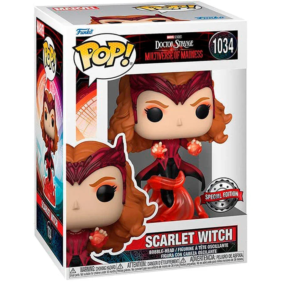 POP figure Marvel Doctor Strange Multiverse of Madness Scarlet Witch Exclusive Nerdscape